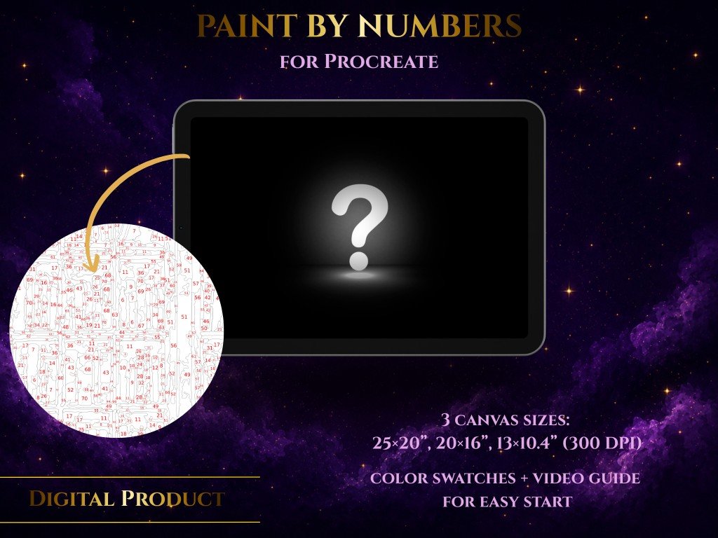 Mystery Paint by Number